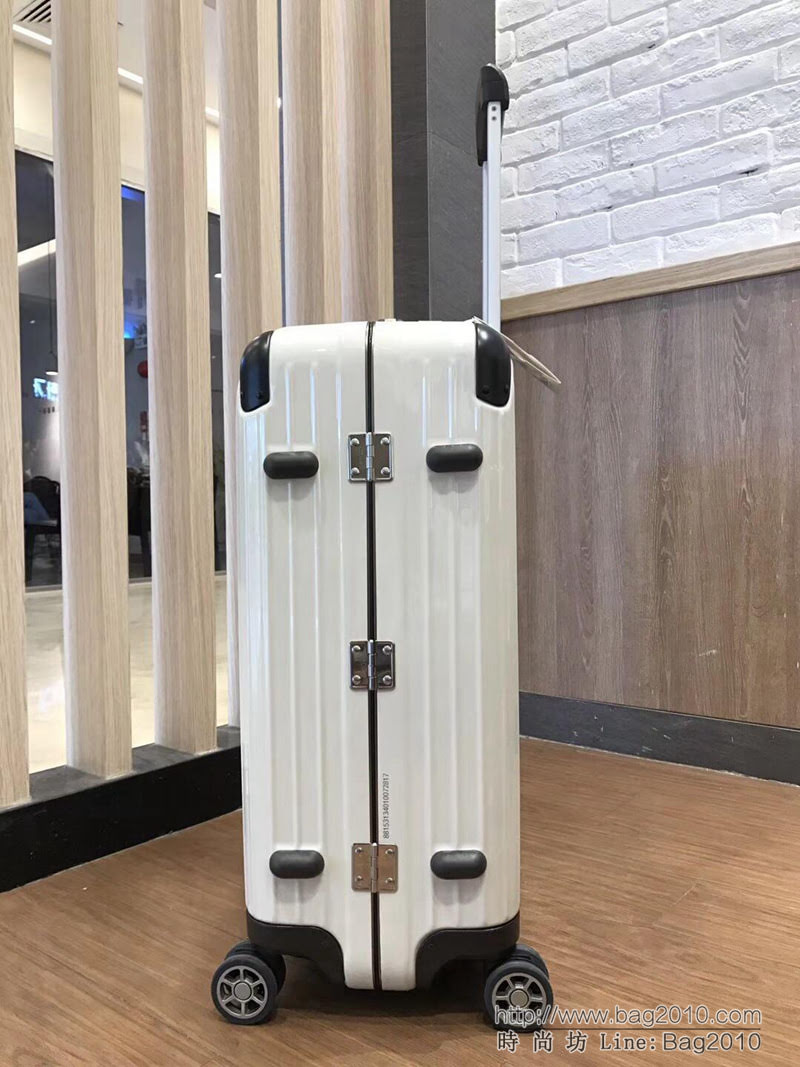RIMOWA日默瓦 Limbo Crème 限量旅行箱系列 堅固鋁合金框架 品牌專利四輪運轉系統 高端拉杆箱  xbt1090